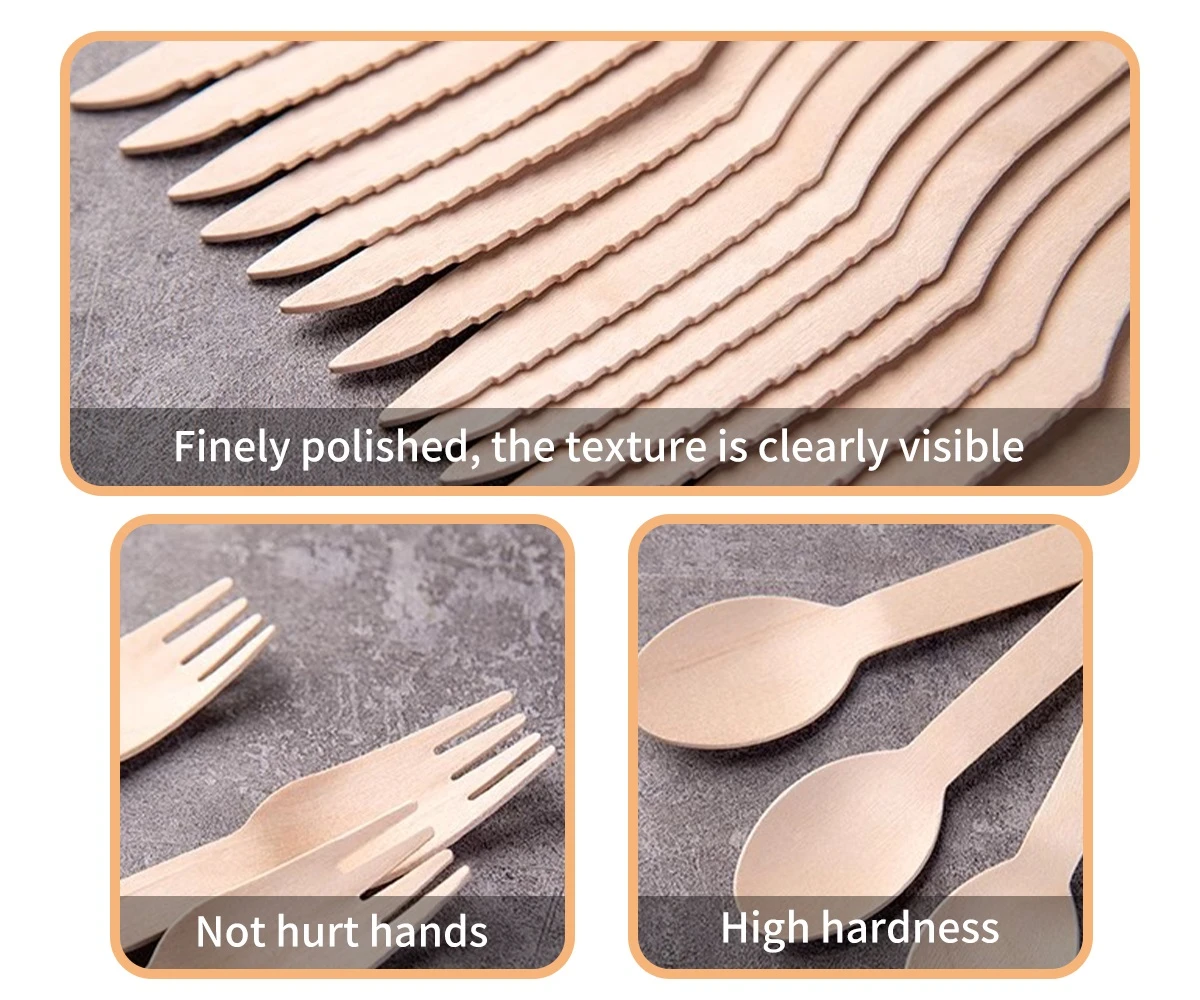 wood cutlery details wood cutlery details